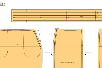 make womens skirt sewing pattern for your projectct