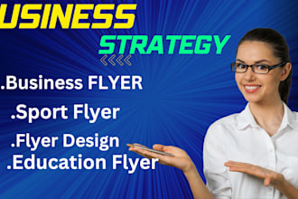 provide professional business flyer card with services