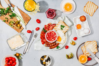 do professional and exclusive food photography