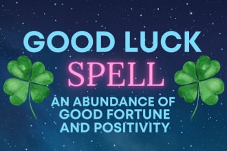 cast a very powerful good luck spell