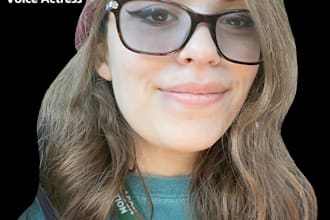 record an american english female voiceover