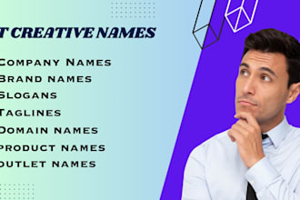 create business names with slogans, products names, catchy taglines etc