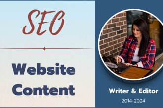 write impactful SEO website copy or content