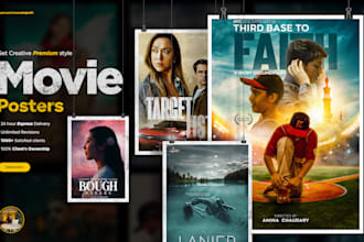 design a premium quality movie poster, film poster