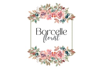 create your flower shop logo elegantly