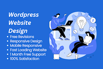 create responsive wordpress business website design