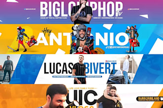 design an awesome website banner, cover, header or slider