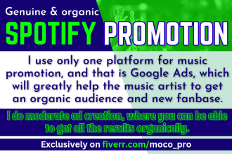 create and run ads to promote your spotify music