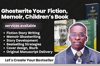 short story book, memoir, children book writer, fiction novel story development