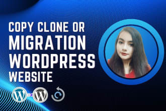 do wordpress migration or copy clone website with elementor pro