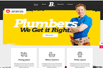 design locksmith website, handyman website, plumber website, electrician website