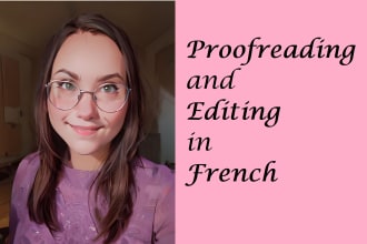 proofread and edit your writing in french