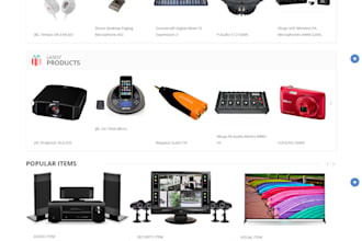 develop unique and creative professional e commerce
