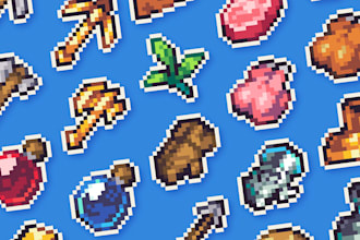 create pixel art icons