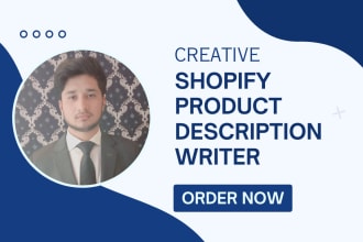 write SEO friendly shopify product description