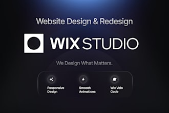 develop professional wix studio website