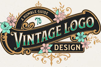design a vintage or retro logo for you