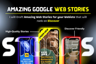 amazing google web stories that ranks on discover