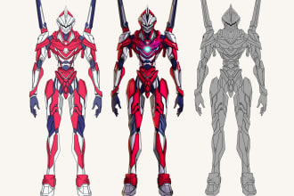 draw armor, mecha, superhero, tokusatsu, robot, kamen rider