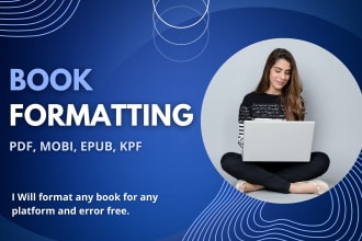amazon KDP book formatting, ebook, paperback, and kindle book formatting