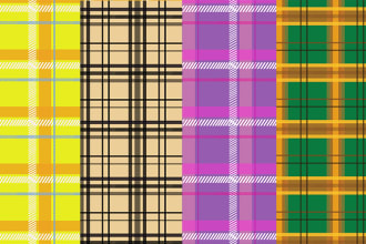 design any type of textile plaid seamless pattern