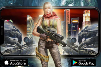 design attractive game and app screenshots and feature