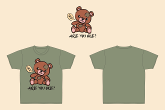 create design of tshirt, merchandise,