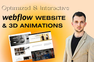 create webflow or framer website, landing page or figma develop