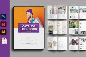 design company profile, product catalog, lookbook, catalogue, sell sheet