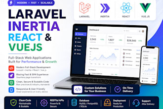 build your laravel web app with livewire, inertia, vue or react