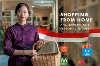 help you buy and deliver any item from indonesia