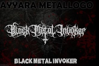 design dj, music, band, edm, typography, metal, band logo
