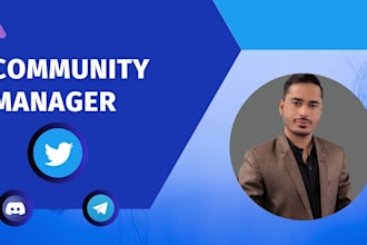 discord telegram manager with 20 chatters for nft and crypto