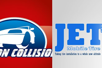 do create modern auto repair car racing automotive logo design