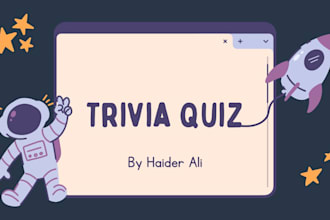 write trivia mcqs and questions for a topic you choose