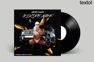 design a professional music cover for your song, single, ep