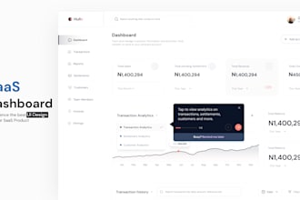 design web app saas dashboard for you