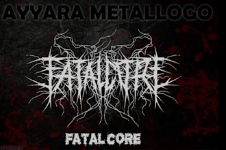 design a logo for metal bands, rock, death metal, grindcore, deathcore