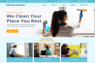 build a cleaning service website with appointment booking, booking koala