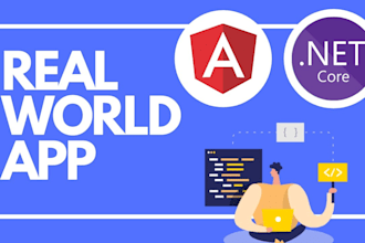 develop dotnet core, asp net, api, sql server and angular