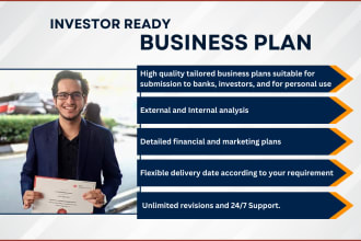 create an investor ready business plan for you