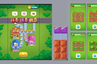 create 2d graphics art for game or app