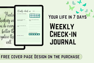 create digital weekly, daily journal planner