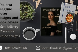 create stunning and unique magazine designs and book covers