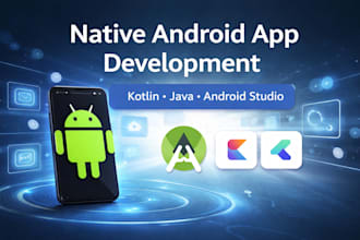 develop android apps using kotlin and java