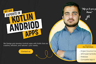 build professional android app with kotlin or java