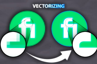 vectorize, vector trace, recreate your logo or image