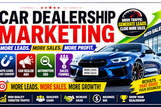 car dealership marketing auto leads car dealer ads automotive SEO sales funnel