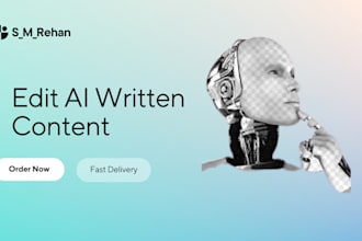 edit ai content to human written content