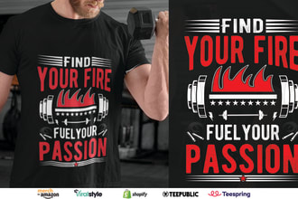do gym fitness crossfit workout t shirt design